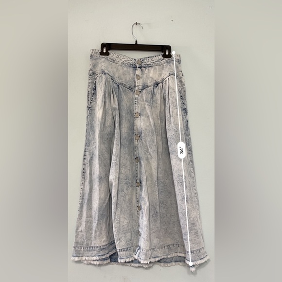 Free people denim skirt - Picture 6 of 6